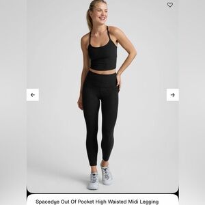 Beyond Yoga Spacedye Out Of Pocket High Waisted Midi Legging
Size Large